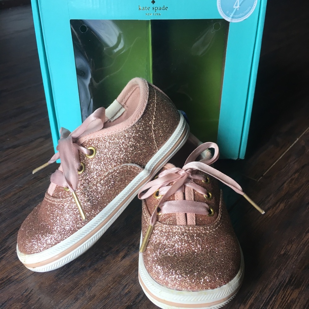 Keds/Spade Rose Gold Toddler shoe size 4